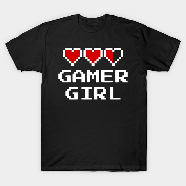 Gamer Girl T-Shirt by fromherotozero